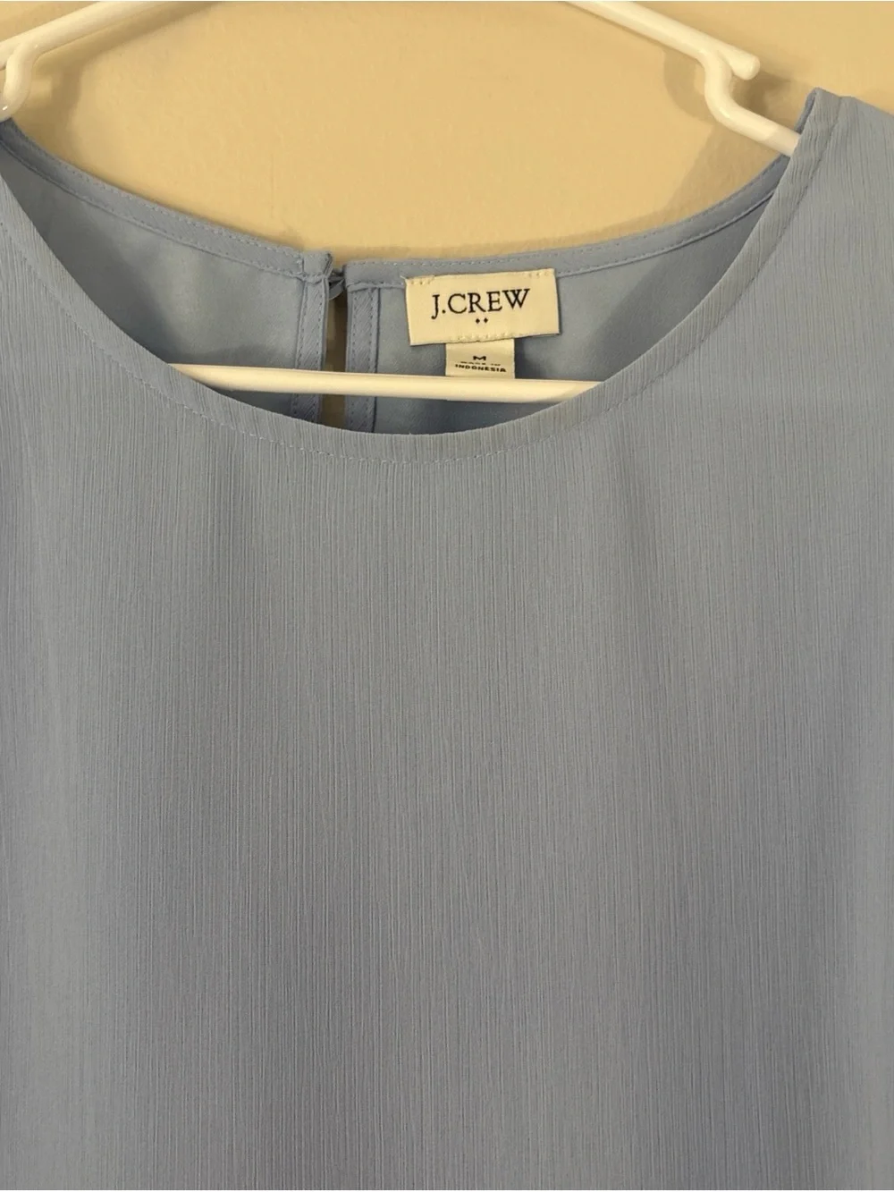 J. Crew Pale Blue Long-Sleeve Blouse